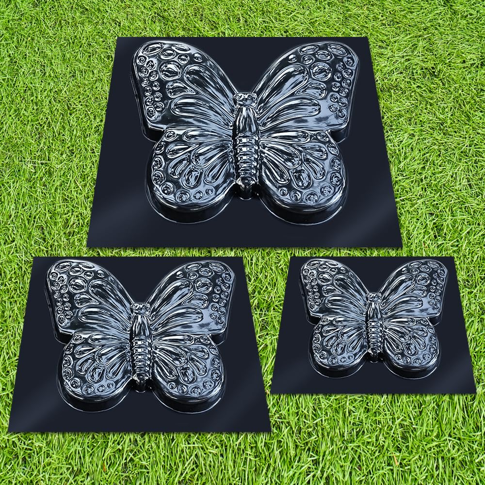 Butterfly Stepping Stone Mold (3 pcs)