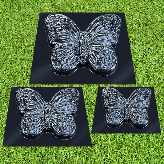 Butterfly Stepping Stone Mold (3 pcs)