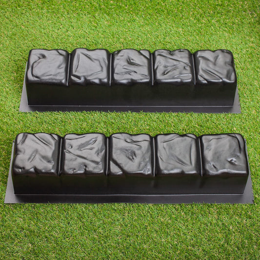 Straight Edge Border Stone Mold (2 pcs)