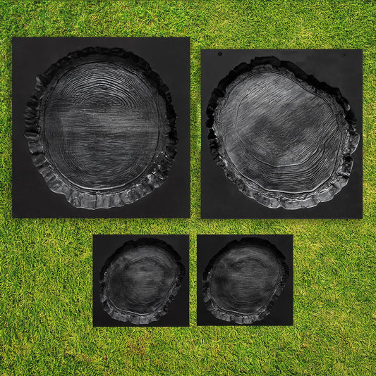 Wood Plank Paver Mold (4 pcs)
